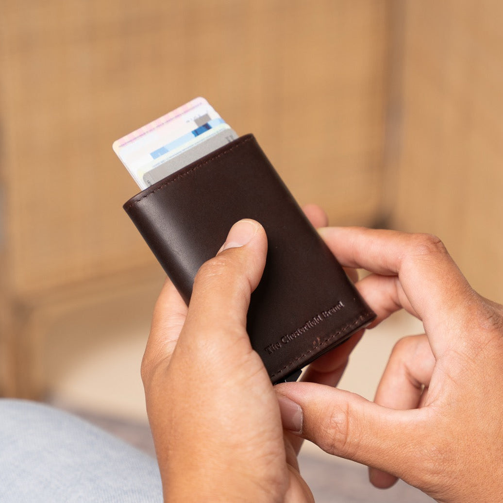 Lancaster Full-Grain Leather Card Holder da Donna – Vista prodotto alternativa 2