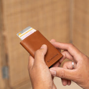 Lancaster Full-Grain Leather Card Holder da Donna – Vista prodotto alternativa 2