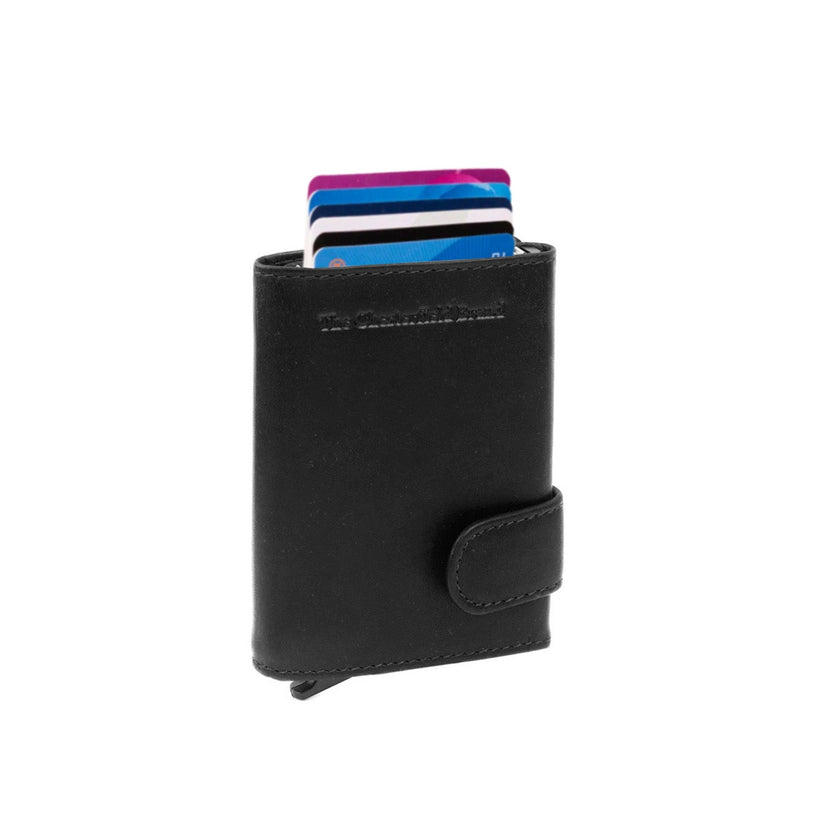Leicester Full-Grain Leather Card Holder da Donna