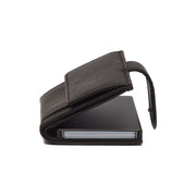 100% Full-Grain Wax Pull-Up 100% Full-Grain Leather Grain Texture &amp; Handcrafted Patina Detail