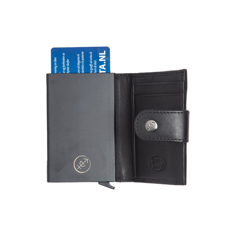 Lesina Full-Grain Leather Card Holder da Donna
