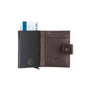 Lesina Full-Grain Leather Card Holder da Donna – Vista prodotto alternativa 3