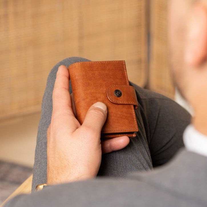 Lesina Full-Grain Leather Card Holder da Donna – Vista prodotto alternativa 2