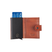 Lesina Full-Grain Leather Card Holder da Donna – Vista prodotto alternativa 3