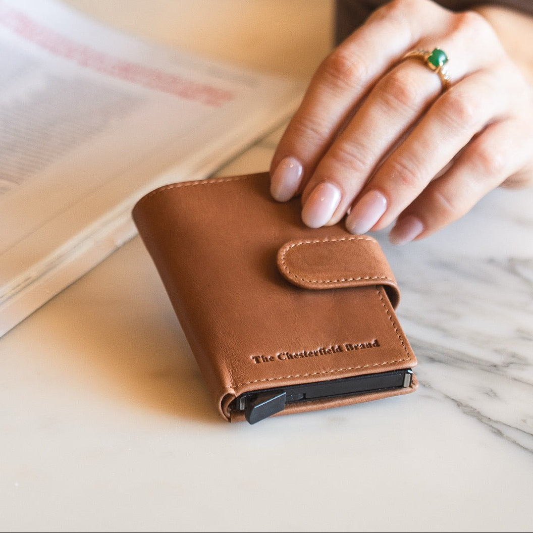 Loughton Full-Grain Leather Card Holder da Donna – Vista prodotto alternativa 2