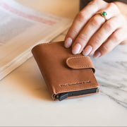 Loughton Full-Grain Leather Card Holder da Donna – Vista prodotto alternativa 2