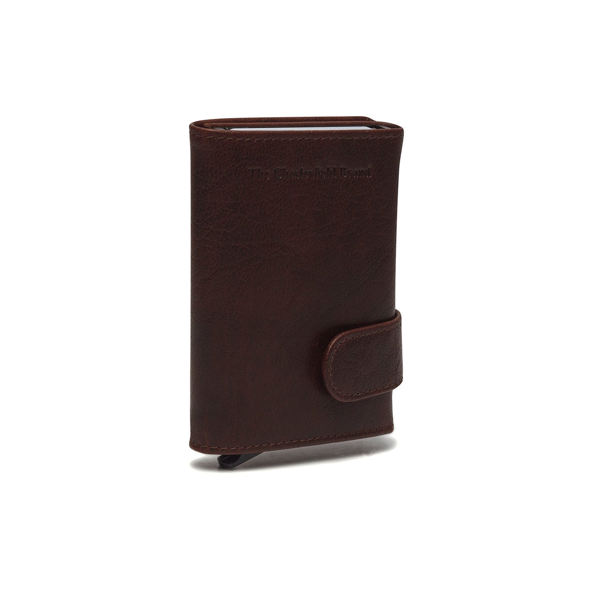 Brown Leather Card Holder Mannheim, detail view 6