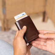 Paris Full-Grain Leather Card Holder – Vista prodotto alternativa 2