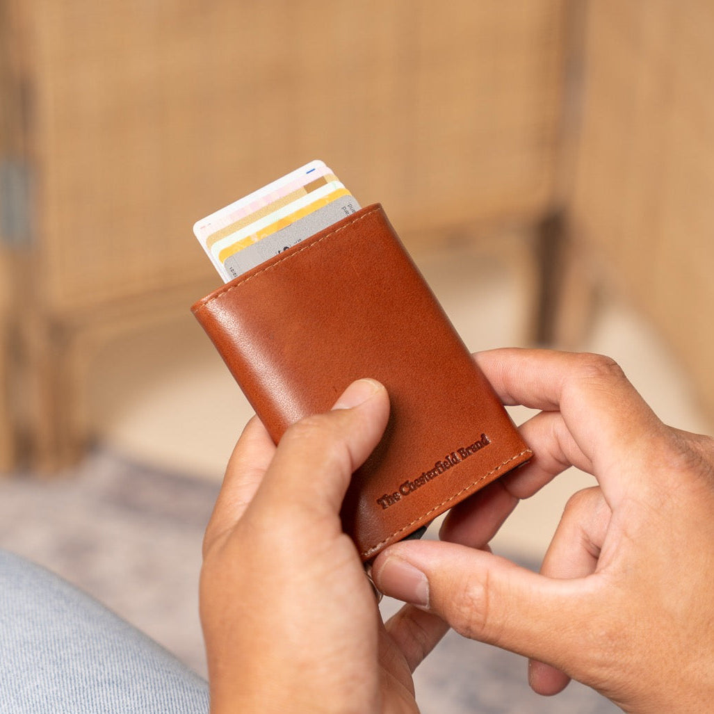 Paris Full-Grain Leather Card Holder – Vista prodotto alternativa 2
