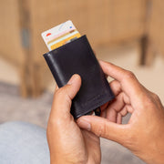 Paris Full-Grain Leather Card Holder – Vista prodotto alternativa 2