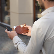Portland Full-Grain Leather Card Holder da Donna – Vista prodotto alternativa 3