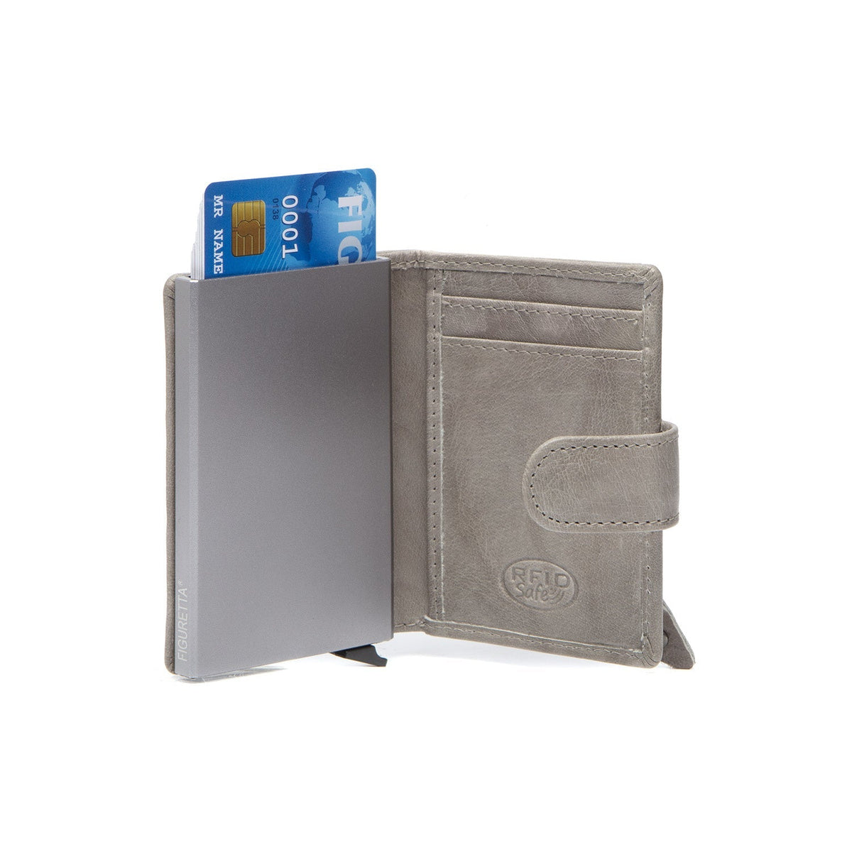 Prague Full-Grain Leather Card Holder da Donna – Vista prodotto alternativa 3