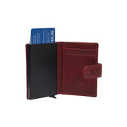 Prague Full-Grain Leather Card Holder da Donna – Vista prodotto alternativa 3