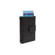 Torola Full-Grain Leather Card Holder da Donna in Classic 100% Full-Grain Leather - Full Exterior Front Profile View | Acquista online