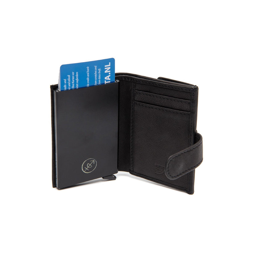 Torola Full-Grain Leather Card Holder da Donna