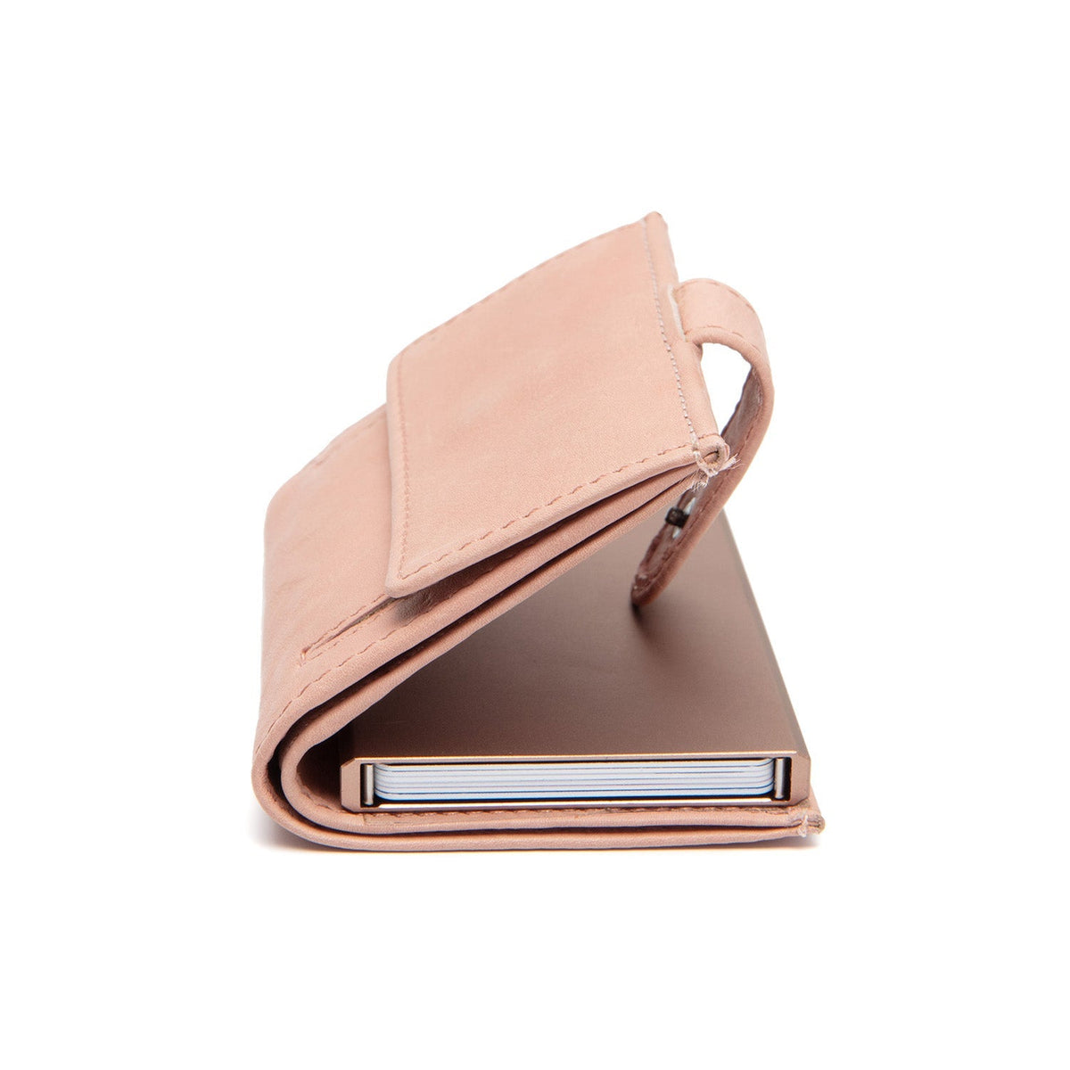 Vintage Rose Leather Card Holder Torola, detail view 1