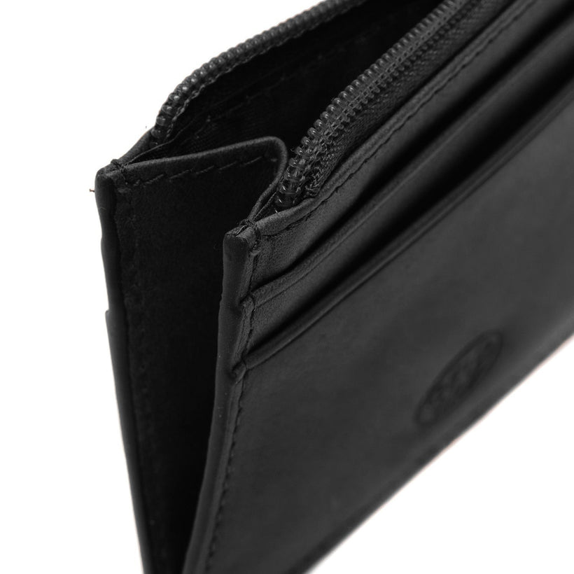 Leather Card Wallet da Donna