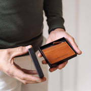 Leather Card Wallet da Donna – Vista prodotto alternativa 2
