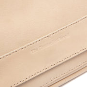Solid Antique Brass Hardware &amp; Heavy-Duty Dual Zipper Detail on Ann Full-Grain Leather Crossbody Bag da Donna