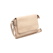 Ann Full-Grain Leather Crossbody Bag da Donna in Classic 100% Full-Grain Leather - Full Exterior Front Profile View | Acquista online