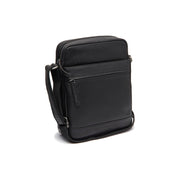 Anzora Full-Grain Leather Crossbody Bag da Uomo in Classic 100% Full-Grain Leather - Full Exterior Front Profile View | Acquista online