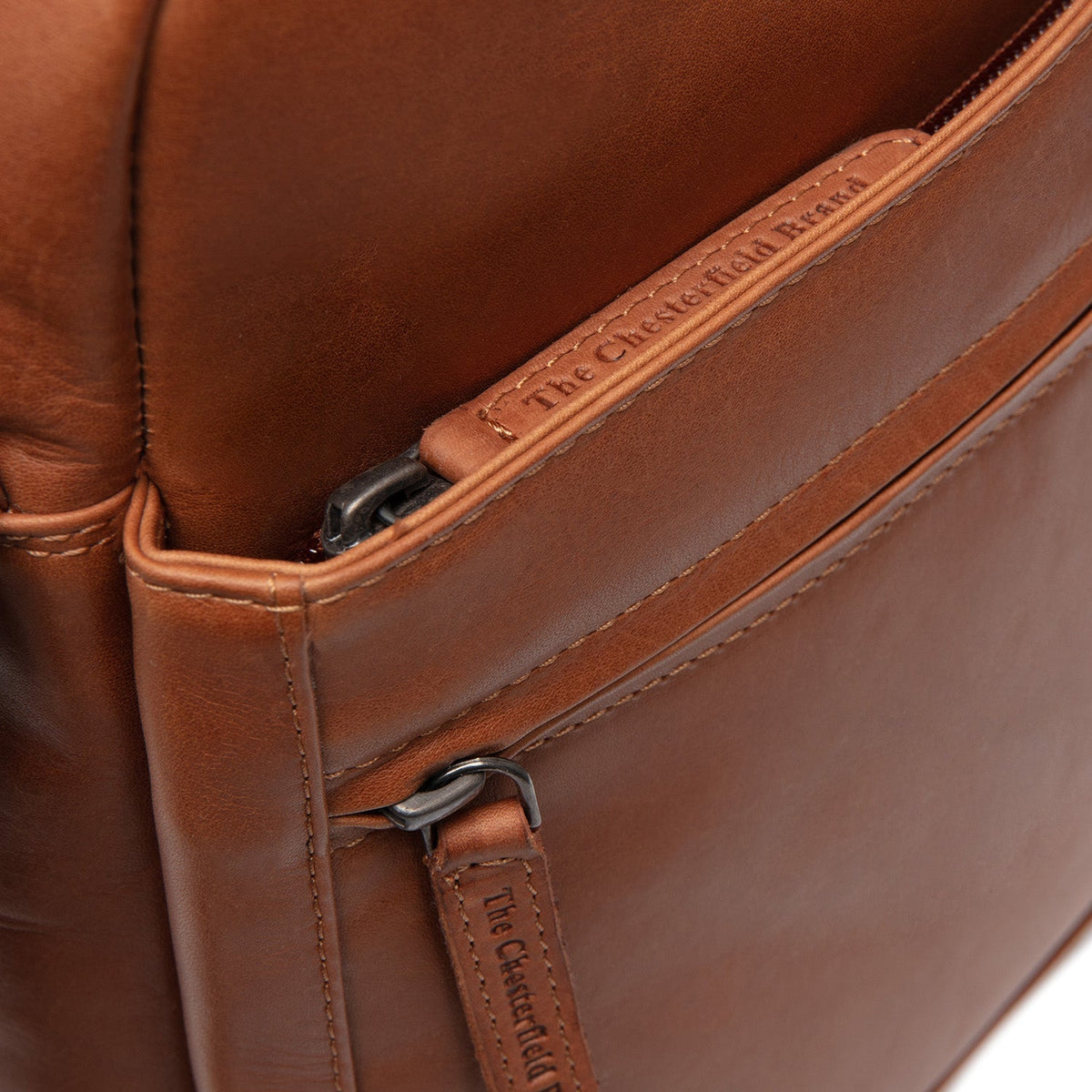 Anzora Full-Grain Leather Crossbody Bag da Uomo – Vista prodotto alternativa 3