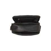 Solid Antique Brass Hardware &amp; Heavy-Duty Dual Zipper Detail on Arendal Full-Grain Leather Crossbody Bag da Uomo