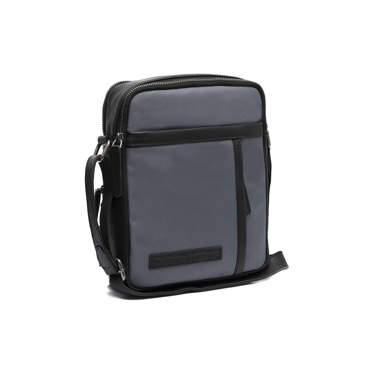 Arendal Full-Grain Leather Crossbody Bag da Uomo in Classic 100% Full-Grain Leather - Full Exterior Front Profile View | Acquista online