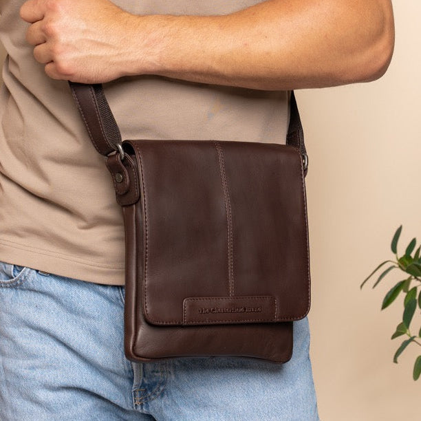 Bodin Full-Grain Leather Crossbody Bag da Donna – Vista prodotto alternativa 2