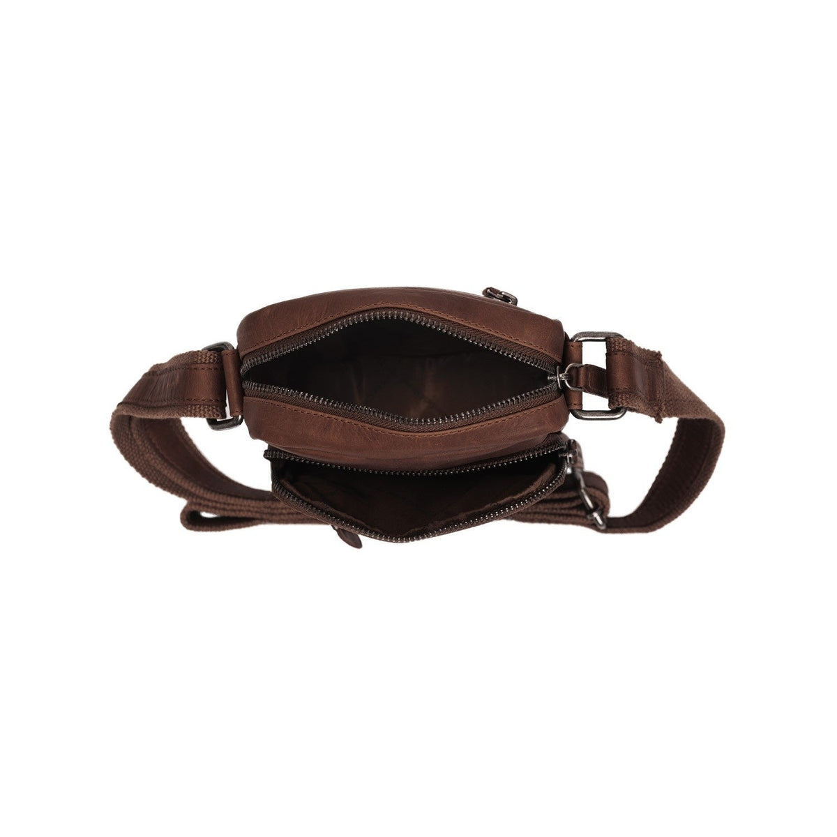 Bremen Full-Grain Leather Crossbody Bag da Uomo – Vista prodotto alternativa 3