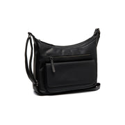 Bryson Full-Grain Leather Crossbody Bag da Donna in Classic 100% Full-Grain Leather - Full Exterior Front Profile View | Acquista online