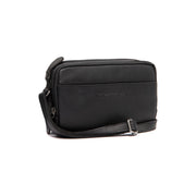 Ellon Full-Grain Leather Crossbody Bag da Donna in Classic 100% Full-Grain Leather - Full Exterior Front Profile View | Acquista online