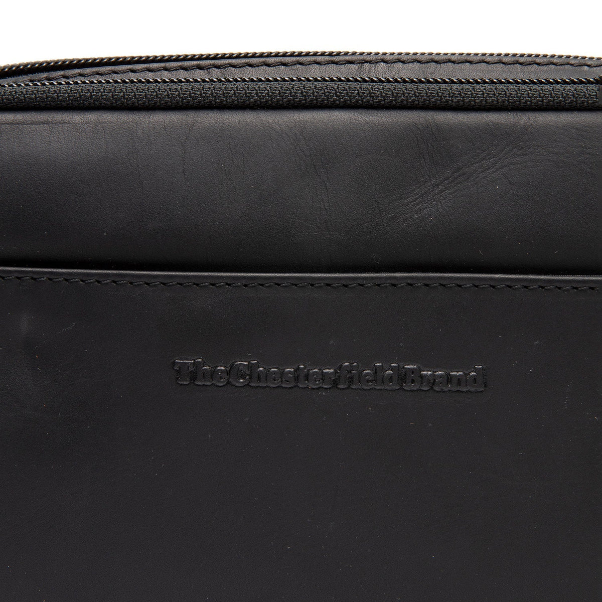 Classic 100% Full-Grain leather Bag - Rear Perspective Showing Reinforced Leather Straps &amp; Stitching