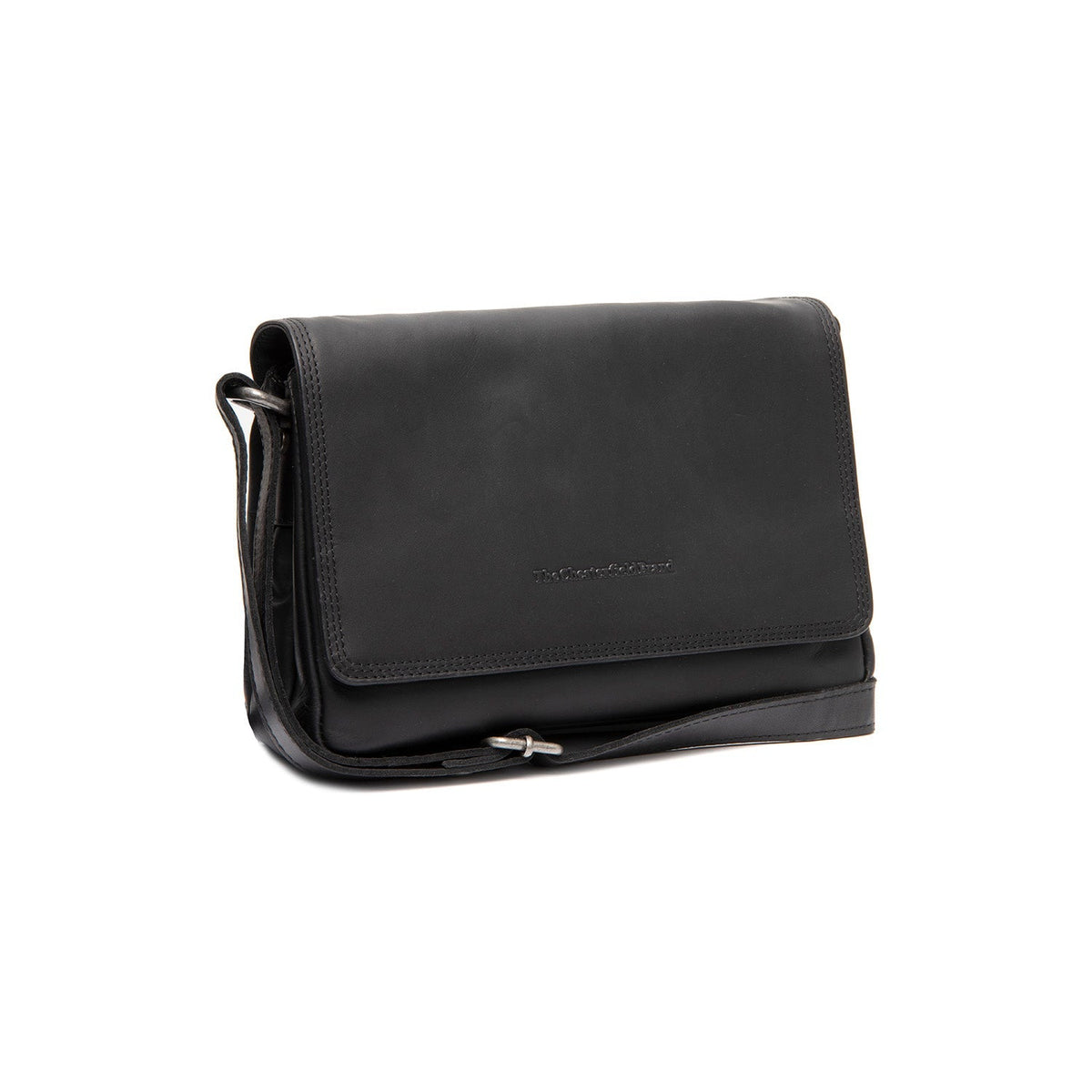 Forano Full-Grain Leather Crossbody Bag da Donna in Classic 100% Full-Grain Leather - Full Exterior Front Profile View | Acquista online