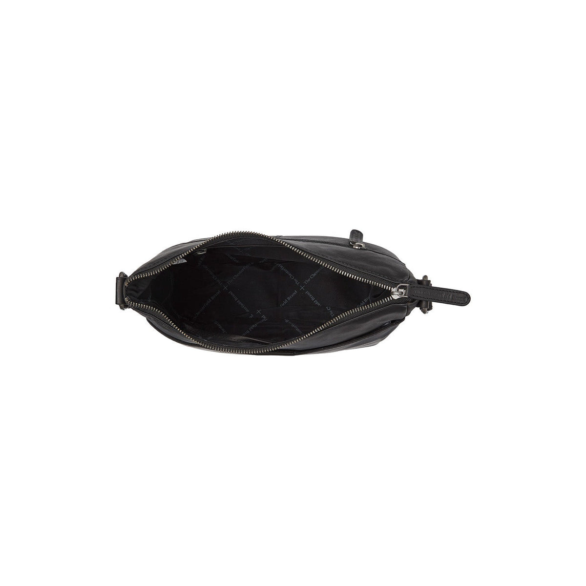 Henderson Full-Grain Leather Crossbody Bag da Donna - Structured Side Profile Showing Gusset Depth &amp; Expansion Capacity
