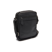 Laveno Full-Grain Leather Crossbody Bag da Uomo in Classic 100% Full-Grain Leather - Full Exterior Front Profile View | Acquista online