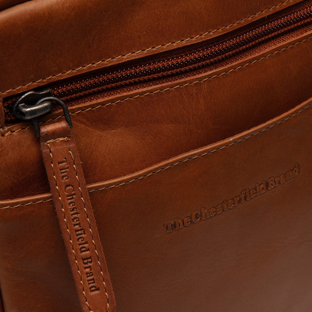 Laveno Full-Grain Leather Crossbody Bag da Uomo – Vista prodotto alternativa 3