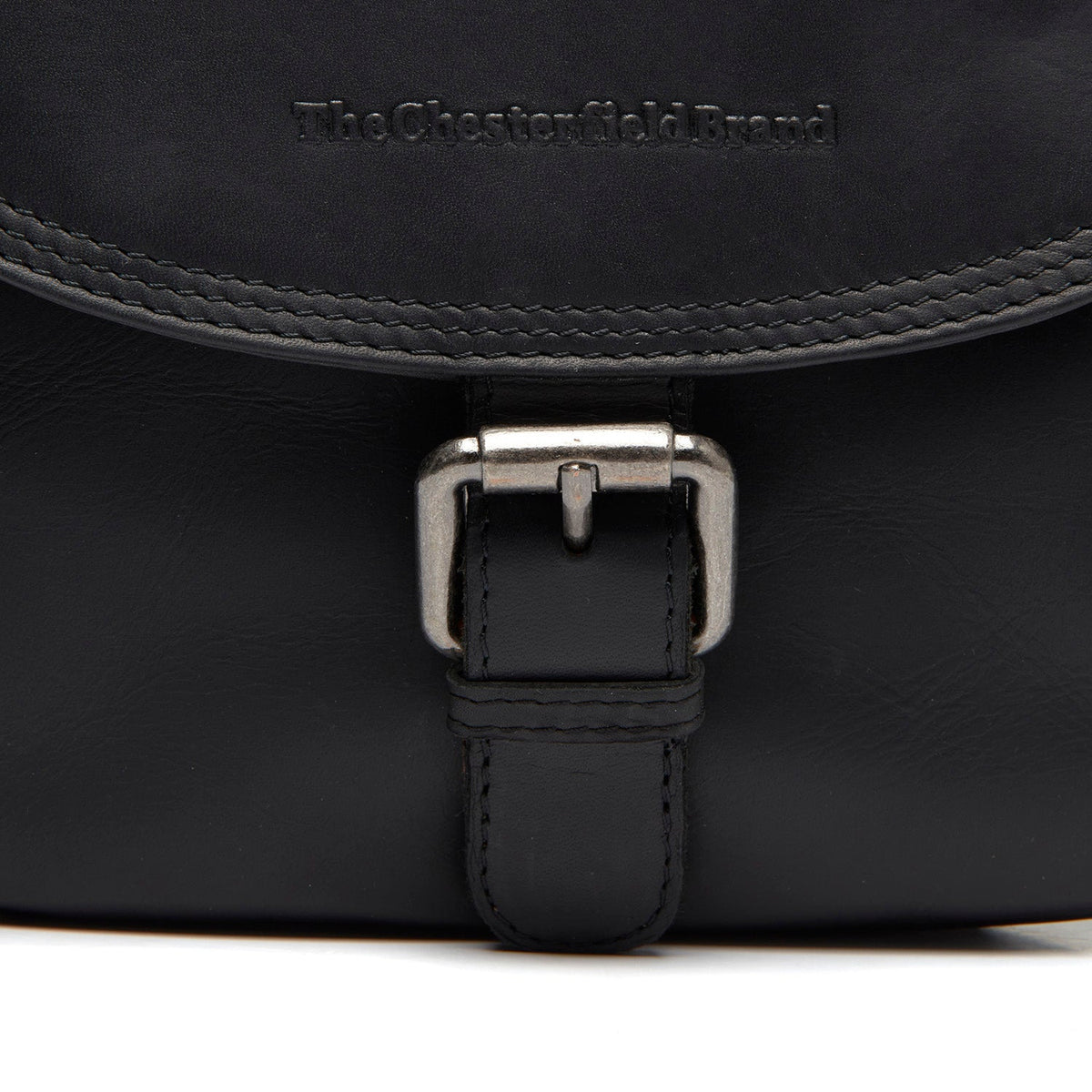 
Classic 100% Full-Grain leather Bag - Prospettiva posteriore con spallacci in pelle rinforzati