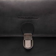
Classic 100% Full-Grain leather Bag - Prospettiva posteriore con spallacci in pelle rinforzati
