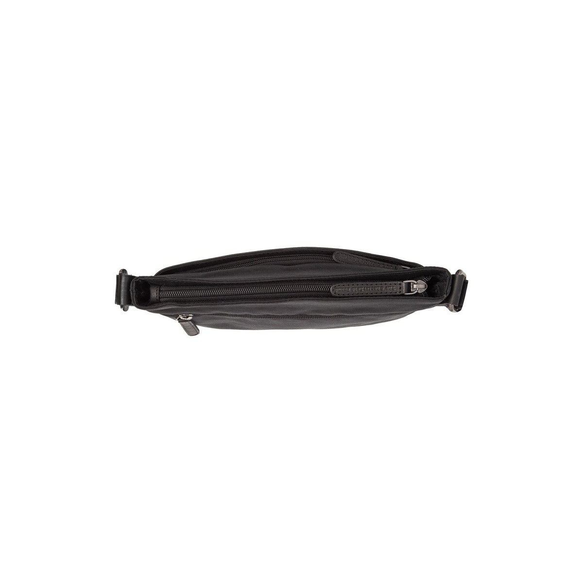 Malmo Full-Grain Leather Crossbody Bag da Donna - Structured Side Profile Showing Gusset Depth &amp; Expansion Capacity