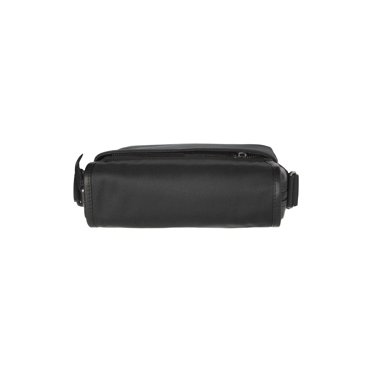 Mikeli Full-Grain Leather Crossbody Bag da Donna - Structured Side Profile Showing Gusset Depth &amp; Expansion Capacity