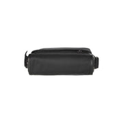 Mikeli Full-Grain Leather Crossbody Bag da Donna - Structured Side Profile Showing Gusset Depth &amp; Expansion Capacity
