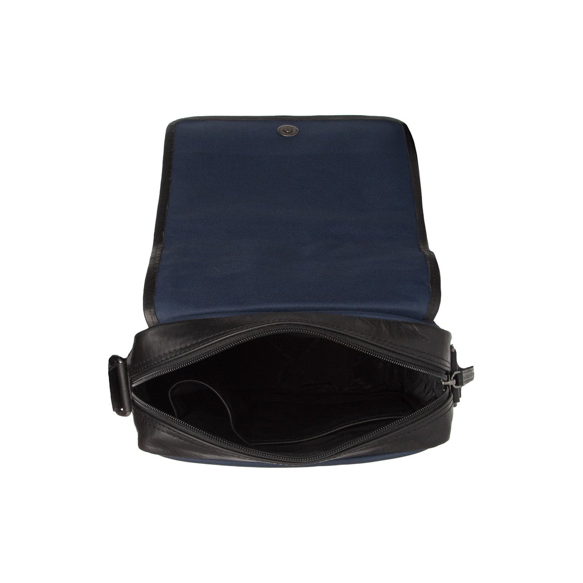 Navy Leather Crossbody Bag Mikeli, detail view 1