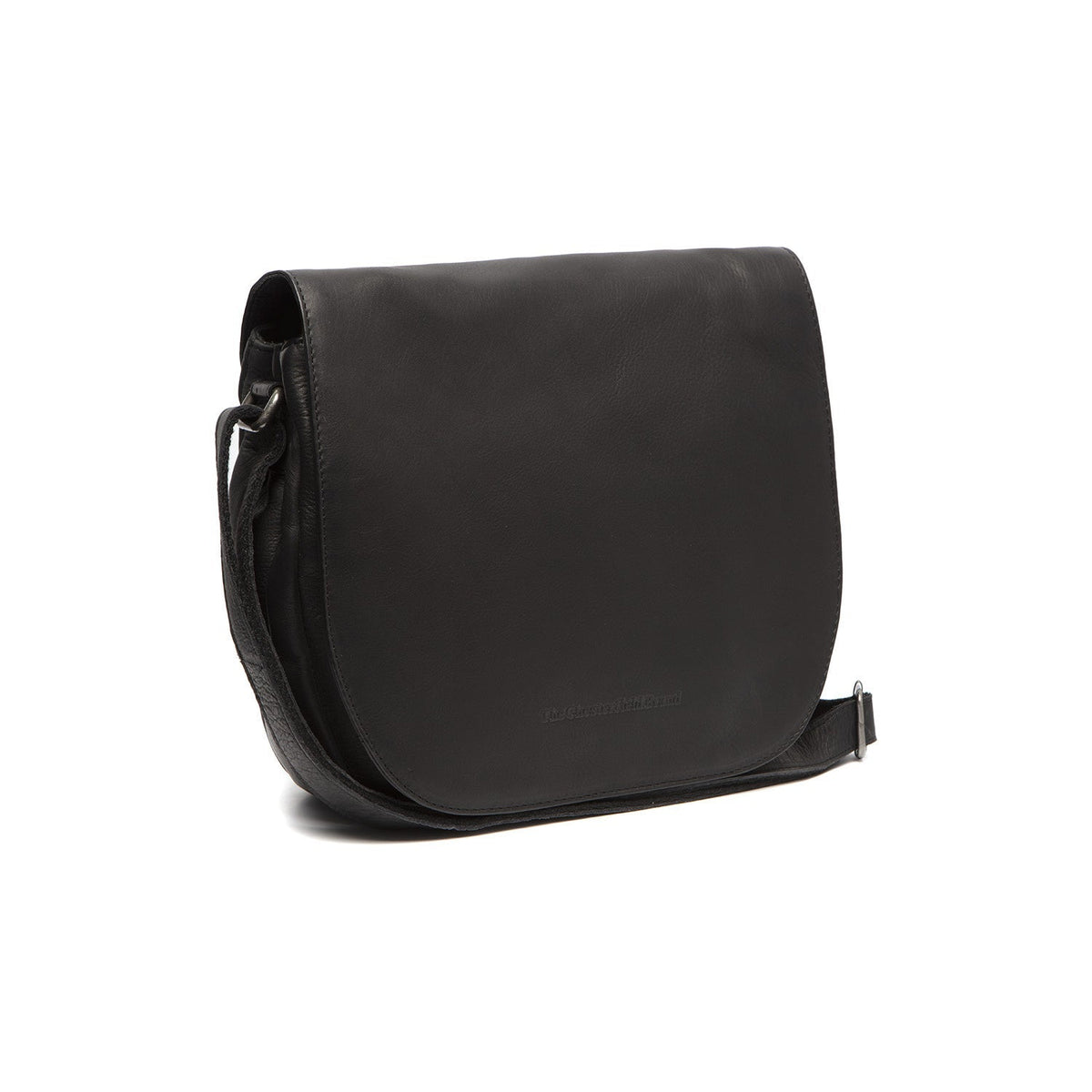 Millie Full-Grain Leather Crossbody Bag da Donna in Classic 100% Full-Grain Leather - Full Exterior Front Profile View | Acquista online