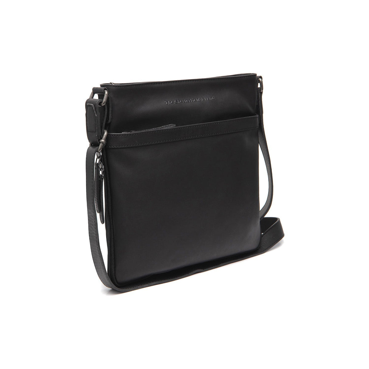 Mirea Full-Grain Leather Crossbody Bag da Donna in Classic 100% Full-Grain Leather - Full Exterior Front Profile View | Acquista online