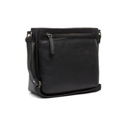 Mumbai Full-Grain Leather Crossbody Bag da Donna in Classic 100% Full-Grain Leather - Full Exterior Front Profile View | Acquista online