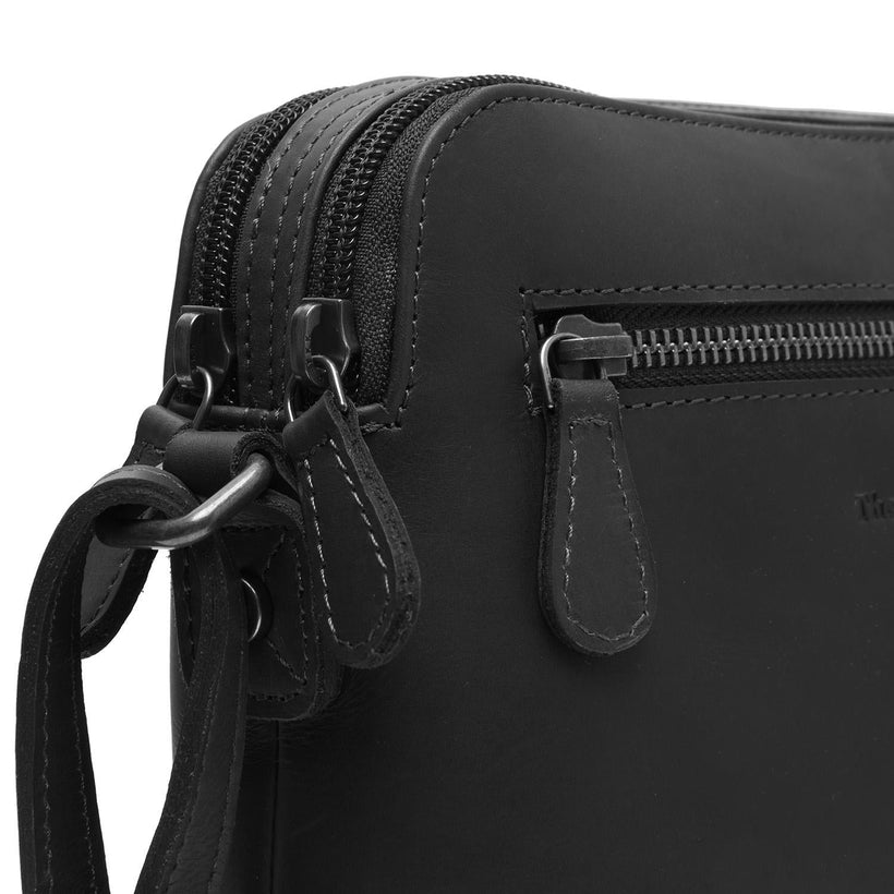 Nebraska Full-Grain Leather Crossbody Bag da Donna