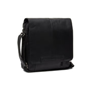 Raphael Full-Grain Leather Crossbody Bag da Uomo in Classic 100% Full-Grain Leather - Full Exterior Front Profile View | Acquista online