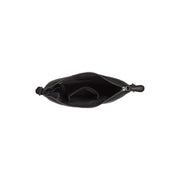 Rossoding Full-Grain Leather Crossbody Bag da Donna - Structured Side Profile Showing Gusset Depth &amp; Expansion Capacity