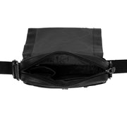 
Remy Borsa a tracolla in pelle pieno fiore - Profilo laterale strutturato con profondità del soffietto
